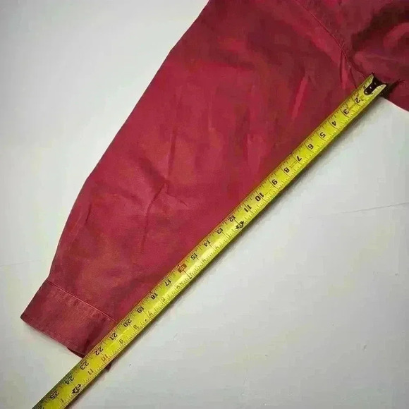 VTG Polo Ralph Lauren Mens Blake Red Faded Dress Shirt Long Sleeve Button Up XXL - Picture 8 of 8